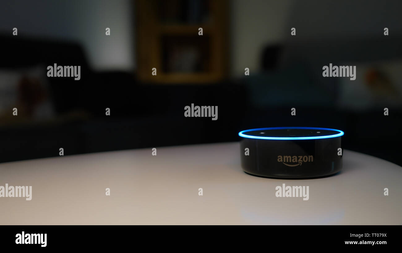 Amazon Echo Dot Stockfoto