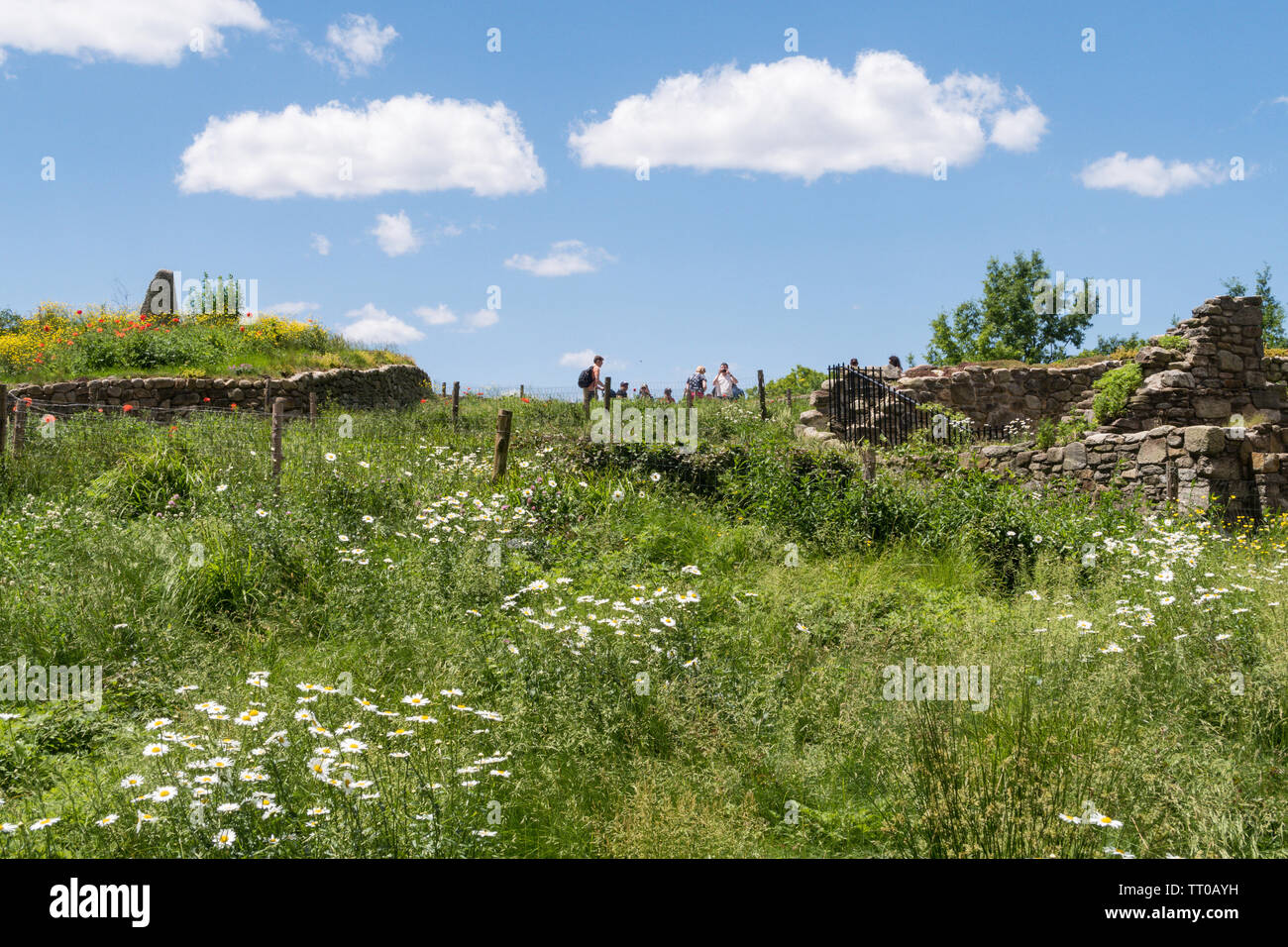 Irische Hunger Memorial in Lower Manhattan, NYC, USA Stockfoto