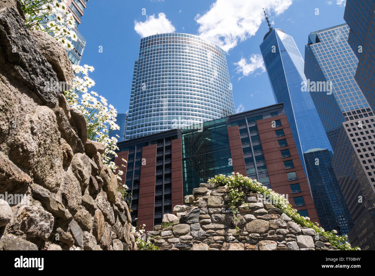 Irische Hunger Memorial in Lower Manhattan, NYC, USA Stockfoto