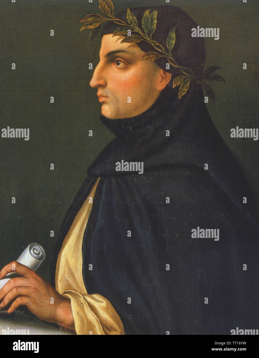 GIOVANNI BOCCACCIO (1313-1375), italienischer Dichter und Humanist Stockfoto