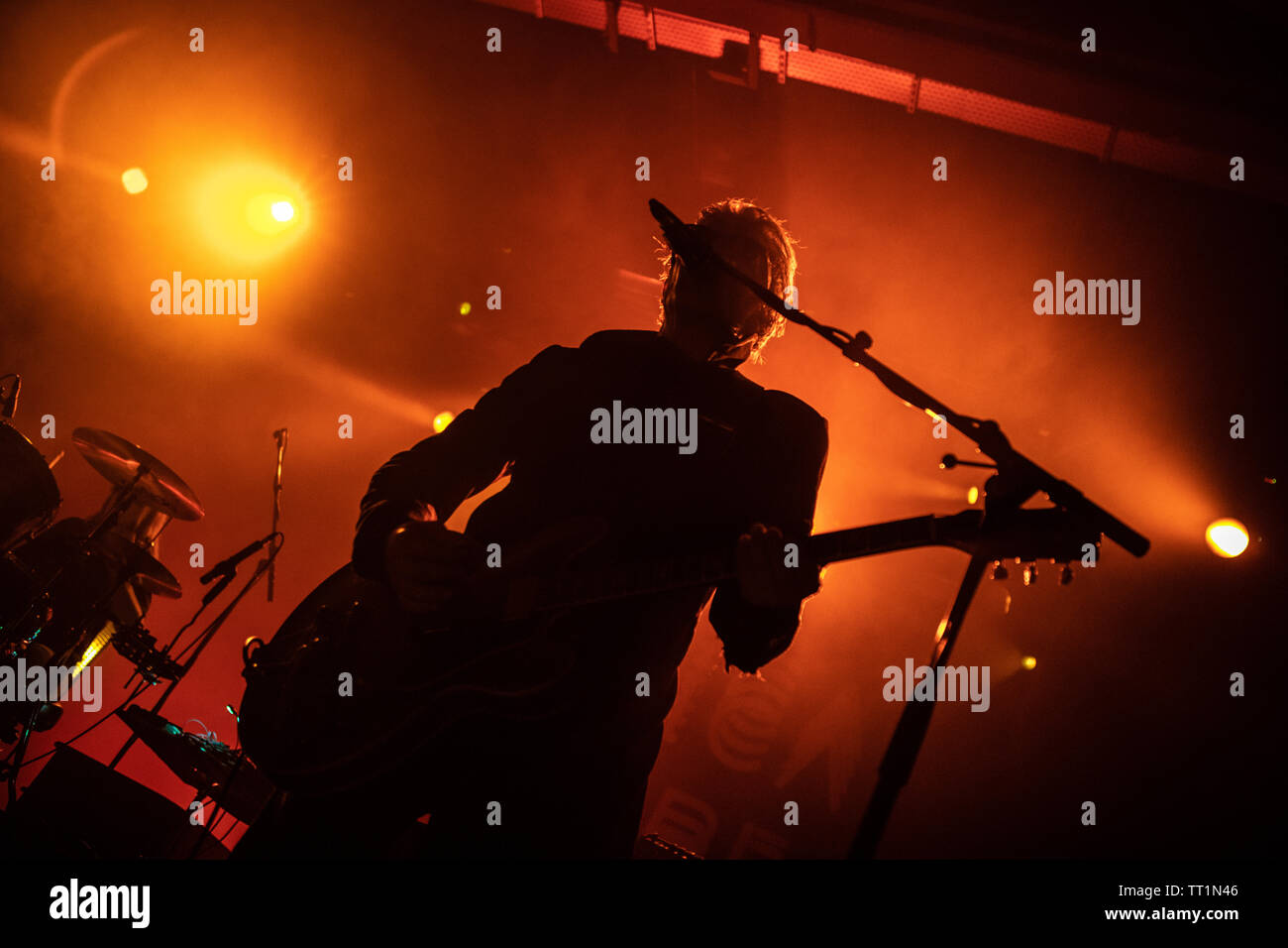 14. Juni 2019. Zagreb, Kroatien: Konzert des amerikanischen Rock Band Black Rebel Motorcycle Club aus San Francisco, Kalifornien in Zagreb Stockfoto