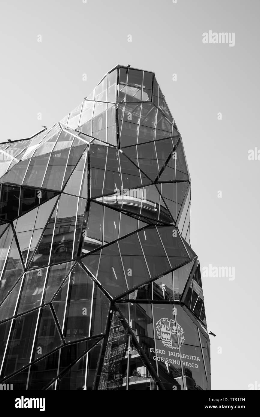 Baskische Gesundheit Abteilung Sitz in Bilbao, Spanien Stockfoto