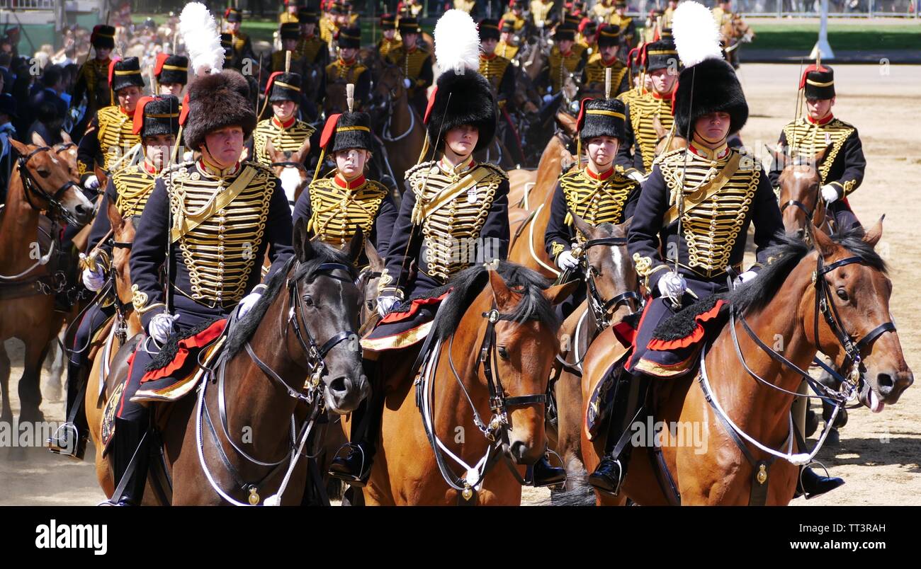 Die Farbe 2019, Horse Guards Parade, London, England Stockfoto