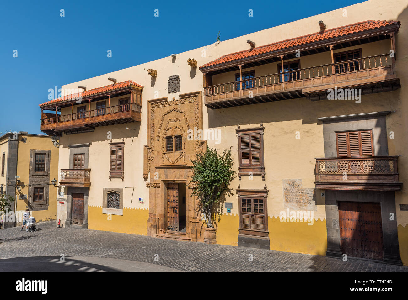 Columbus Haus in Las Palmas de Gran Canaria, Spanien Stockfotografie - Alamy