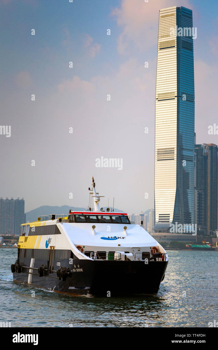 International Commerce Centre, Kowloon, Hong Kong SAR, China Stockfoto