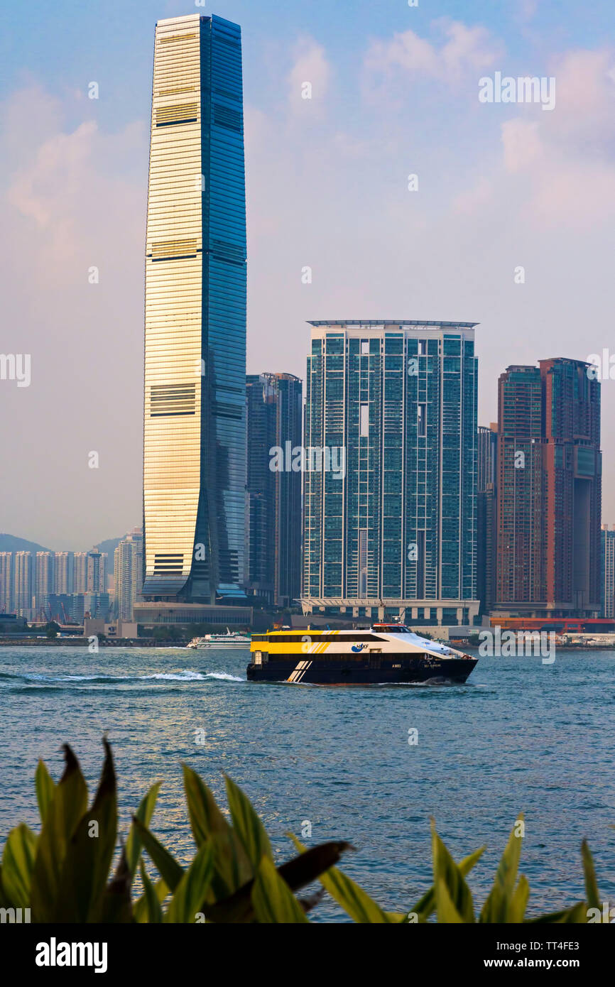 International Commerce Centre, Kowloon, Hong Kong SAR, China Stockfoto