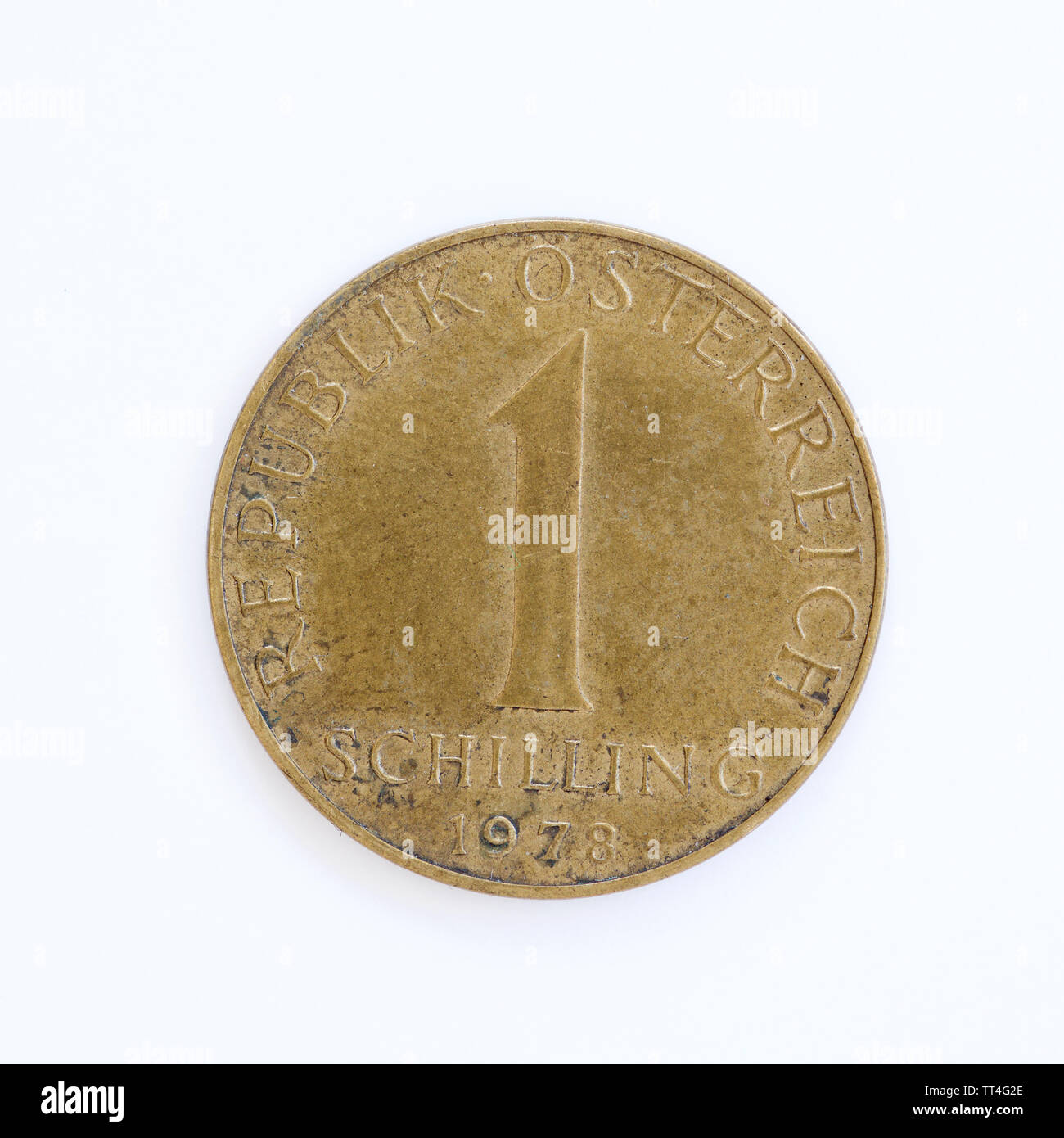 Österreich 1 Schilling Münze - 1978 Stockfoto