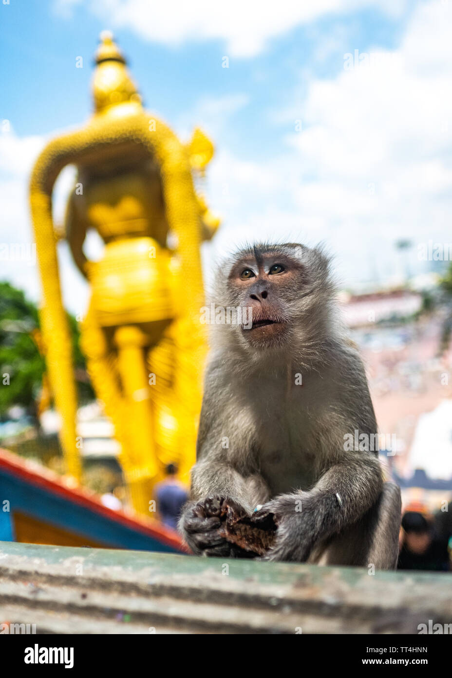 Batu Höhlen - Hindutempel in Kuala Lumpur, Malaysia Stockfoto