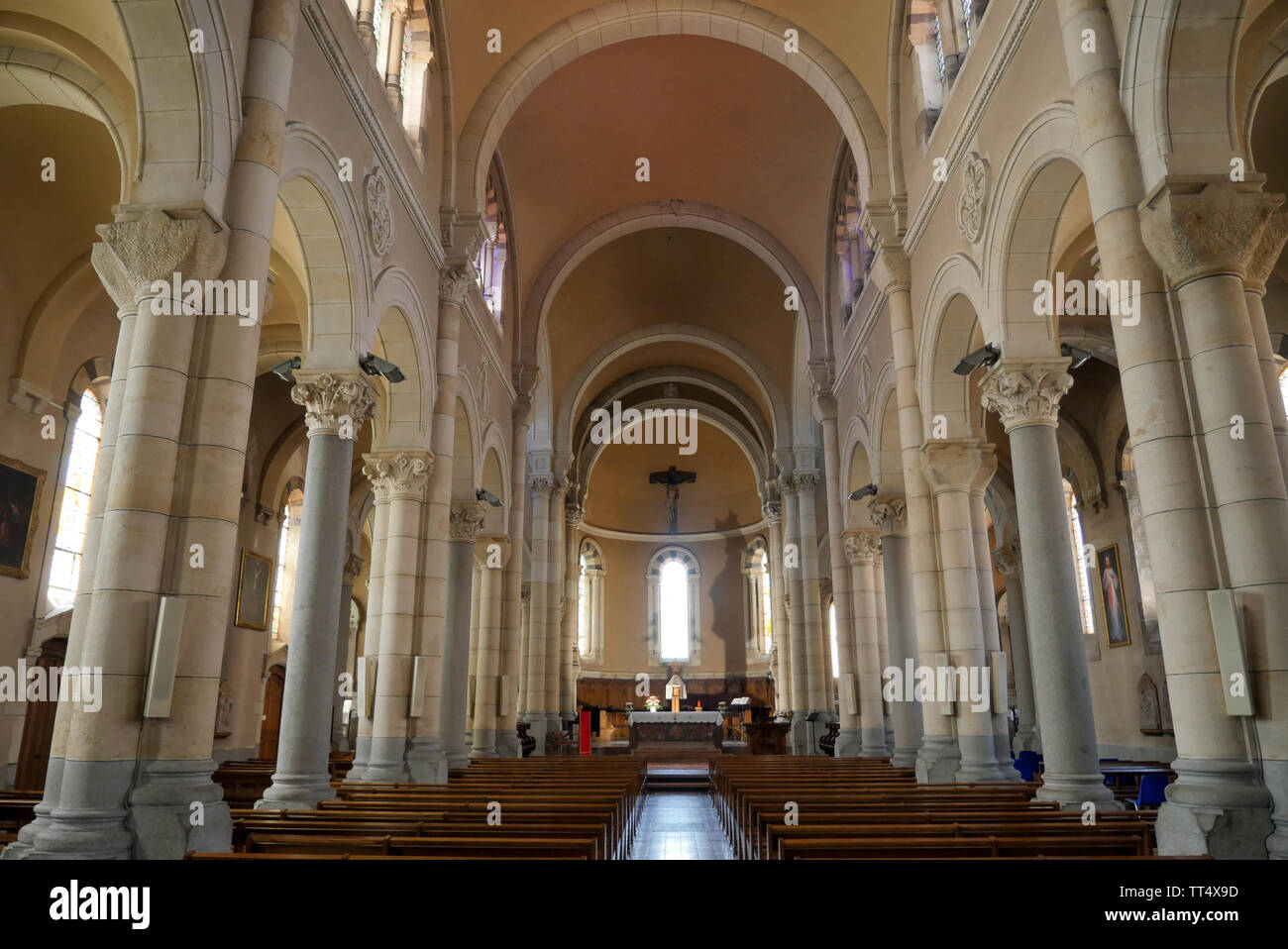 Kirche Saint-Symphorien (XX), Trévoux, Ain, Frankreich Stockfoto