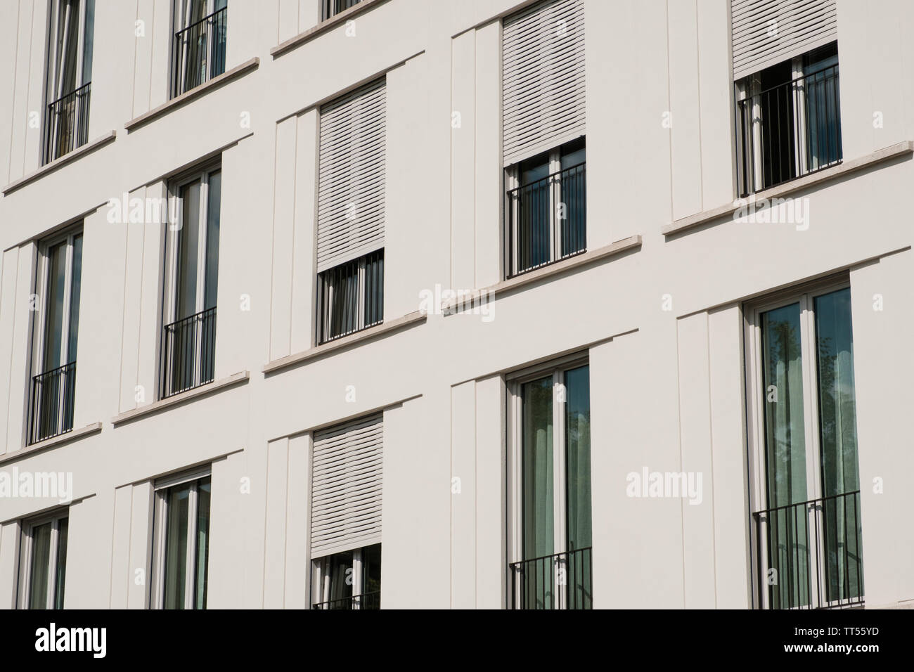 Außen - hausfassade Immobilien Konzept - Stockfoto