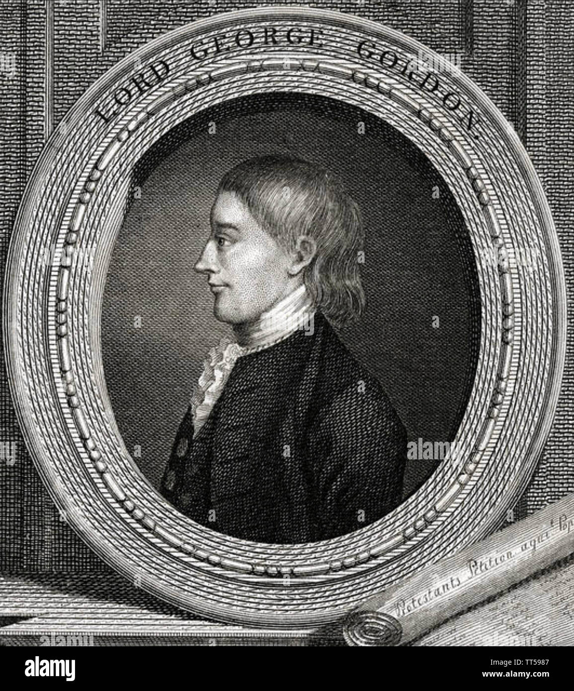 LORD GEORGE GORDON (1751-1793), britischer Politiker Stockfoto