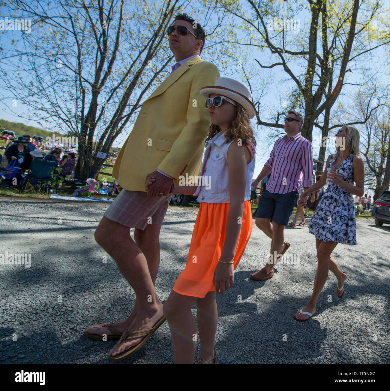 UNITED STATES - April 17, 2016: Die 50. jährliche Loudoun Jagd Punkt-zu-Punkt Rennen am Sonntag, April 17, 2016 (Foto: Douglas Graham/Loudoun Jetzt) Stockfoto