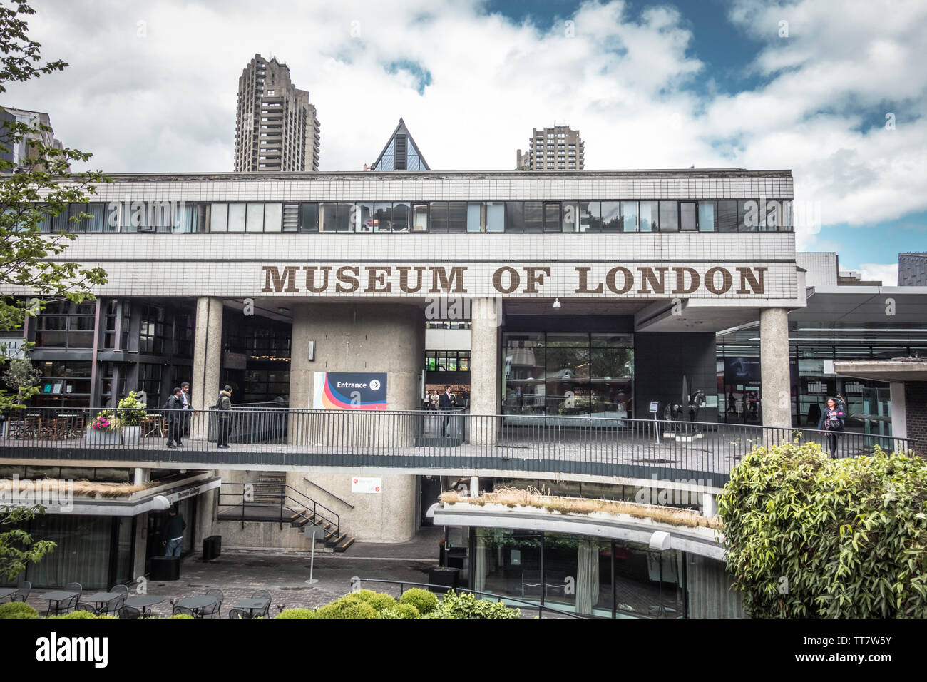 Das Museum of London, London Wall, Barbican, London EC2, VEREINIGTES KÖNIGREICH Stockfoto