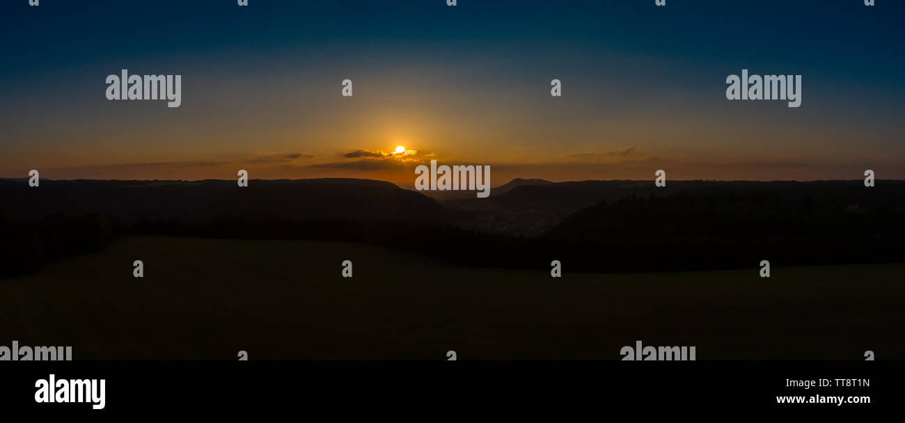 Unglaublichen Sonnenuntergang Stockfoto