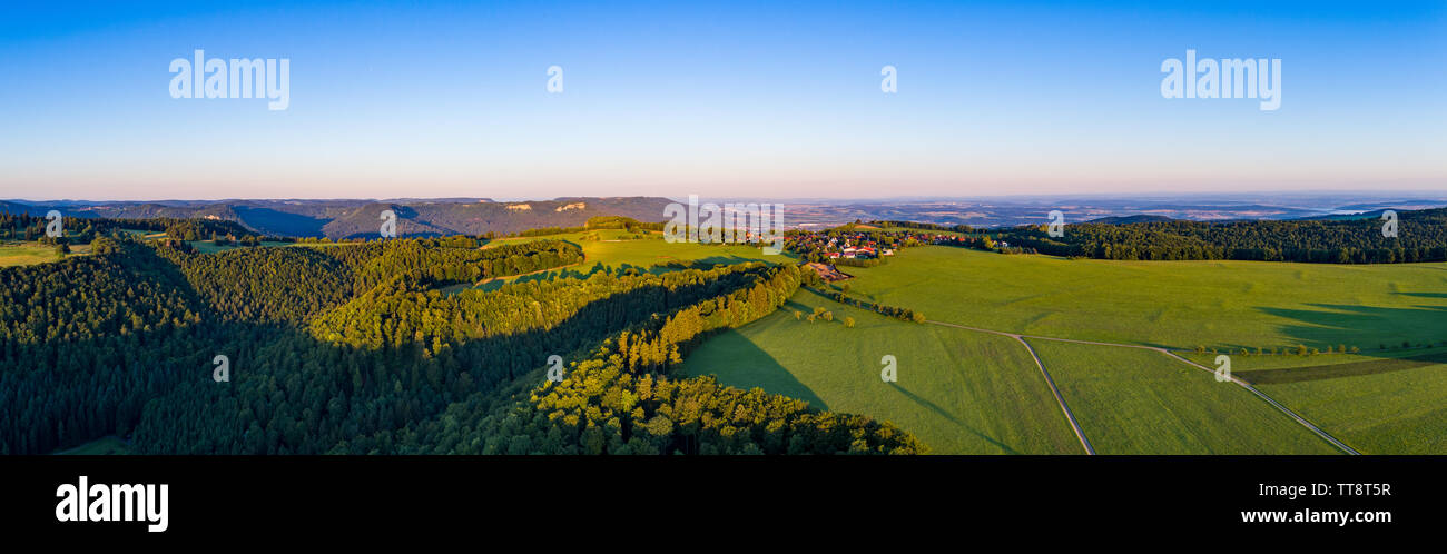 Malerischer Blick auf Donautal Stockfoto