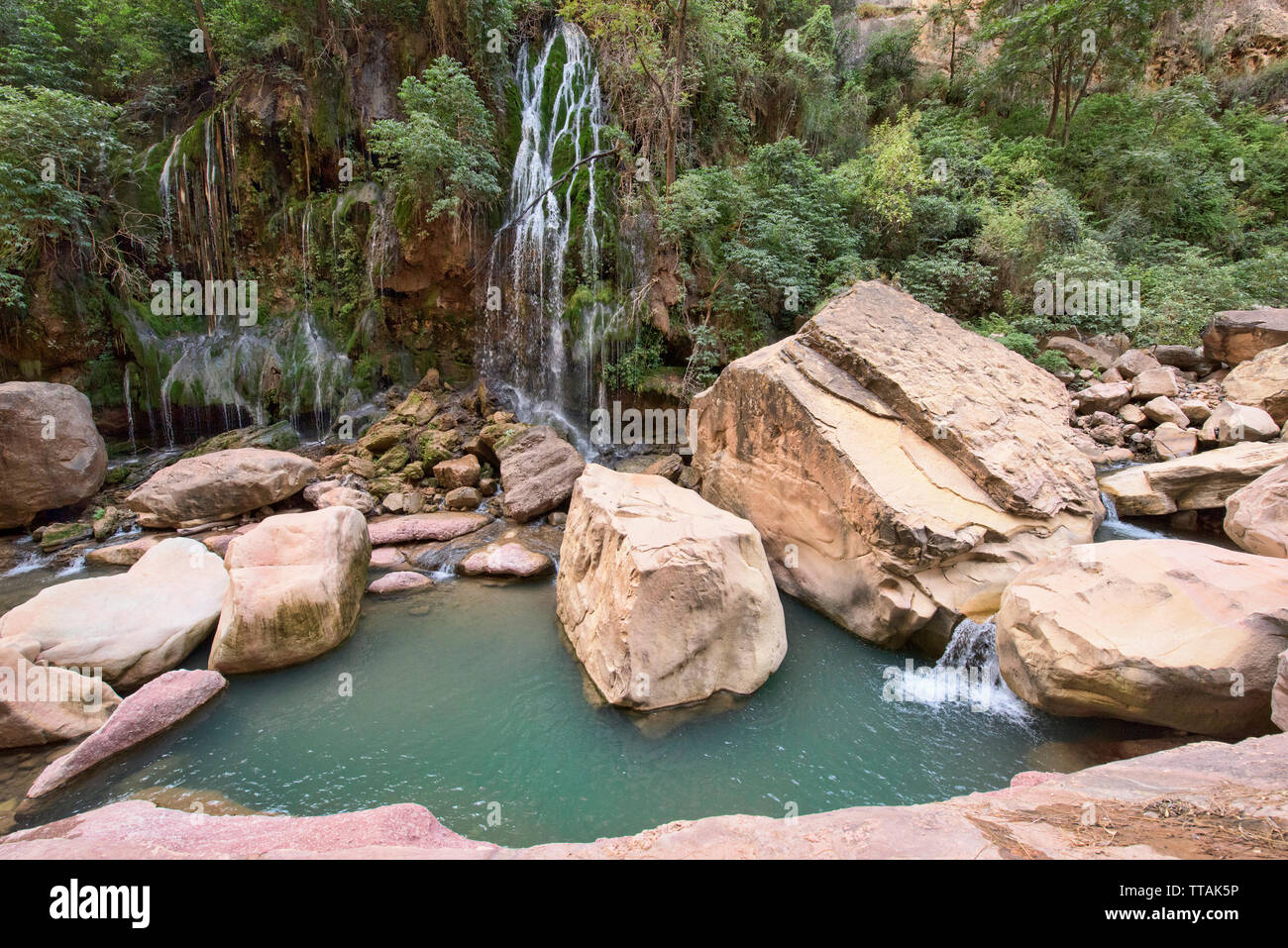 El Vergel Wasserfall in der schönen Torotoro Canyon, Torotoro Nationalpark, Bolivien Stockfoto