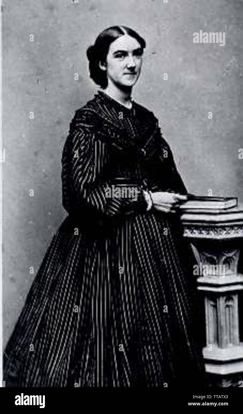 Miss Ellen Henrietta Schlucken, fotografiert. 1864. Stockfoto