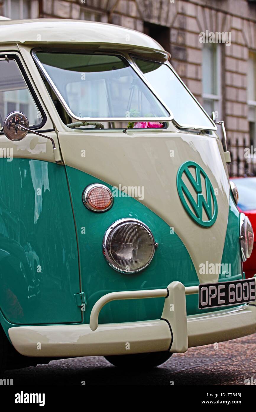 Classic VW Camper Van Stockfoto