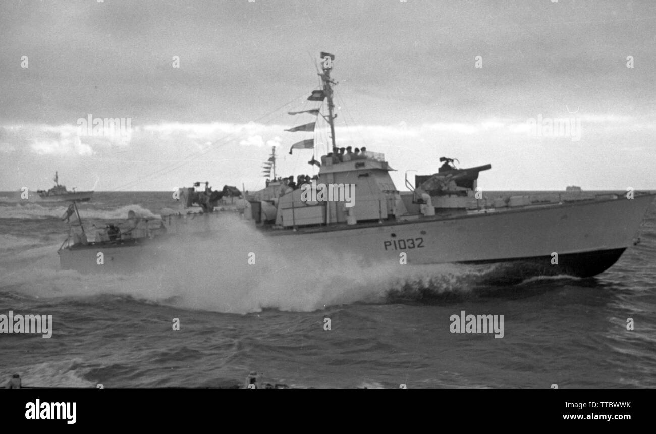 ROYAL NAVY Schnellboot/Fast Patrol Boot/Ex-MTB-vosper Motor Torpedo Boot - 73 ft Typ II Stockfoto