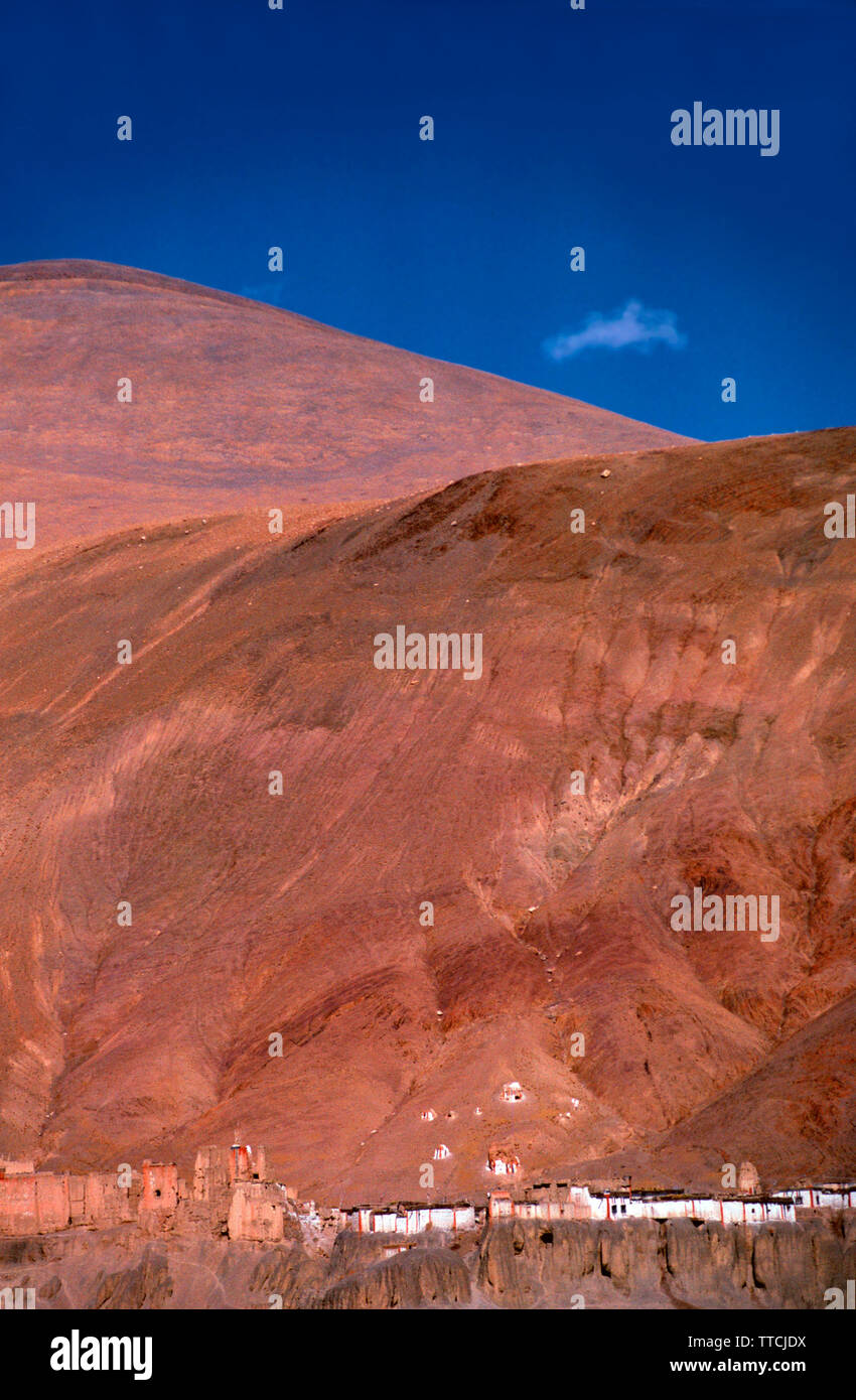 Shelkar dzong und Kloster, Tibet Stockfoto