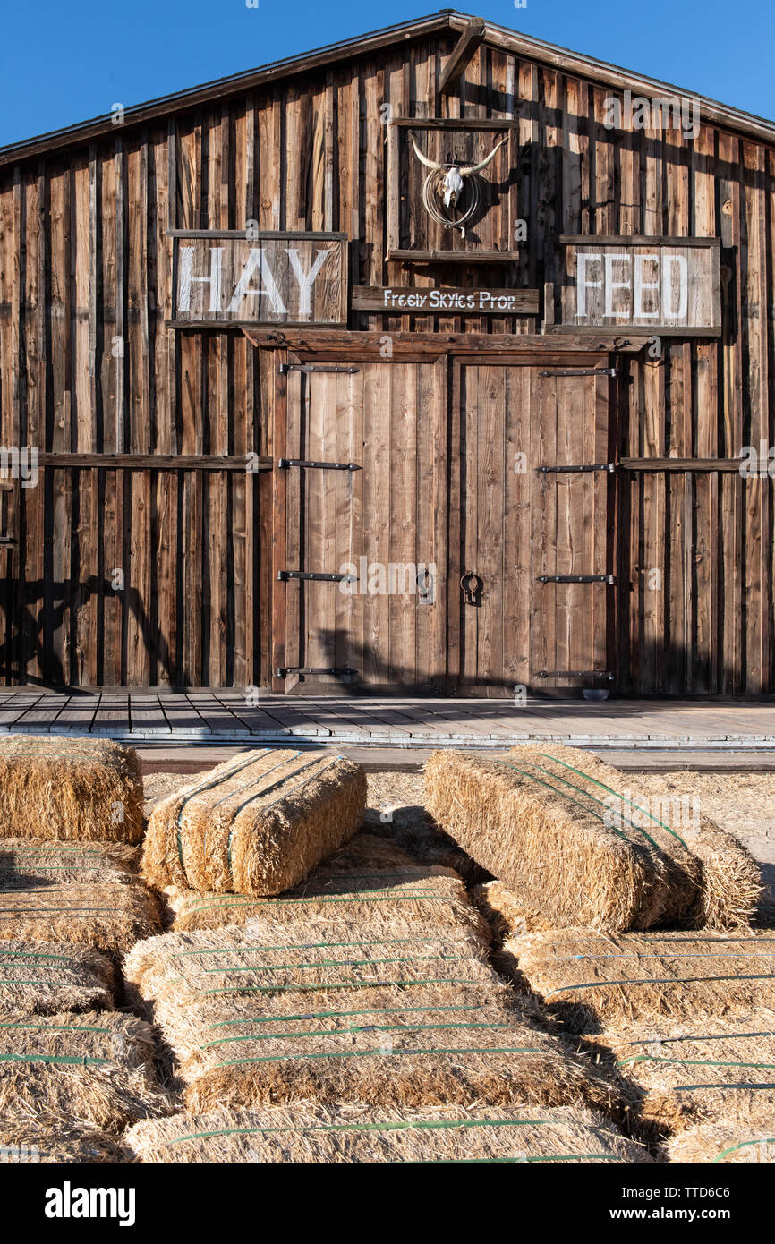 Pioneertown im südlichen Kalifornien, USA Stockfoto