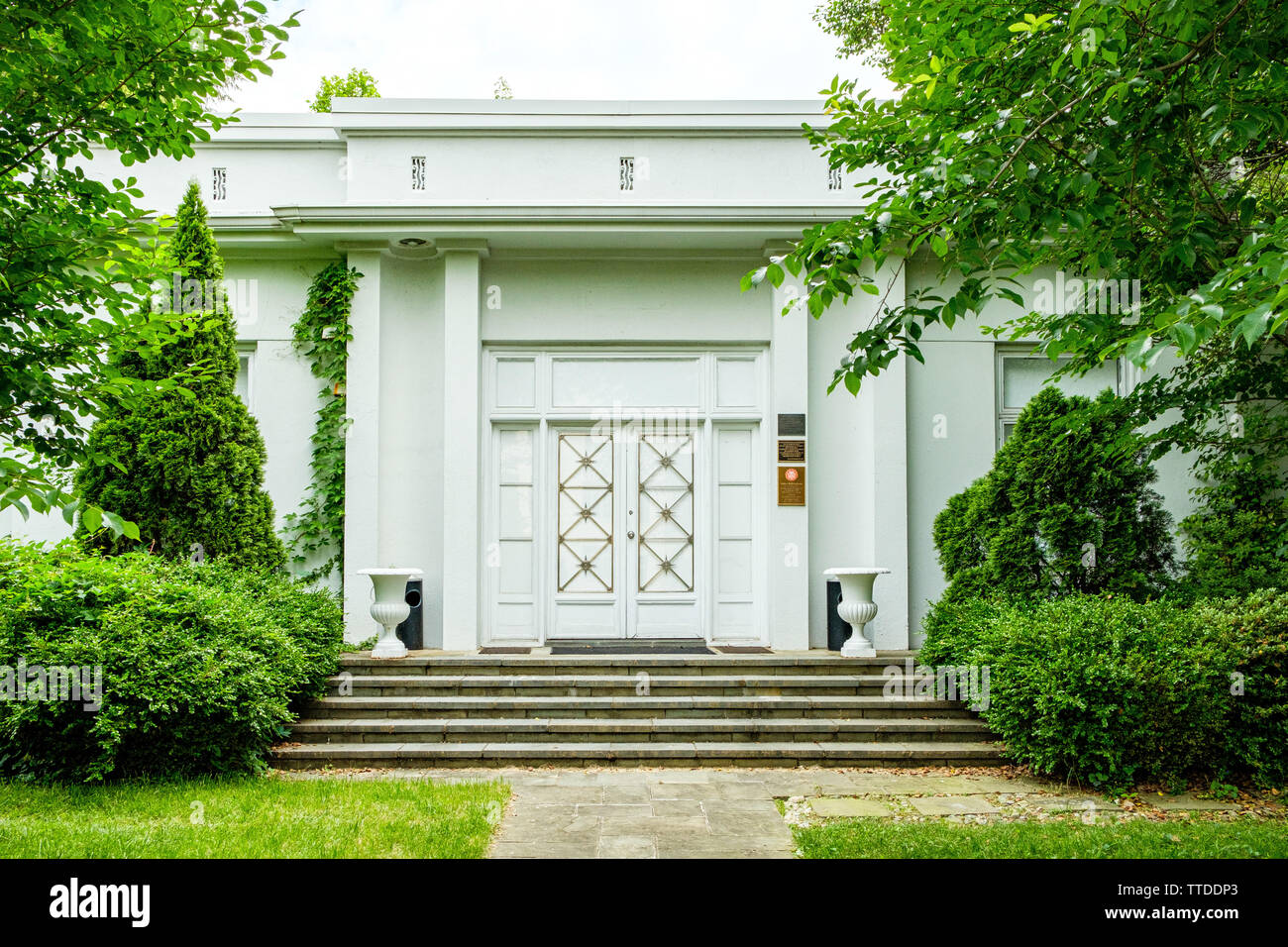 Bolivarianische Halle der Botschaft von Venezuela, 2443 Massachusetts Avenue NW, Washington, DC Stockfoto