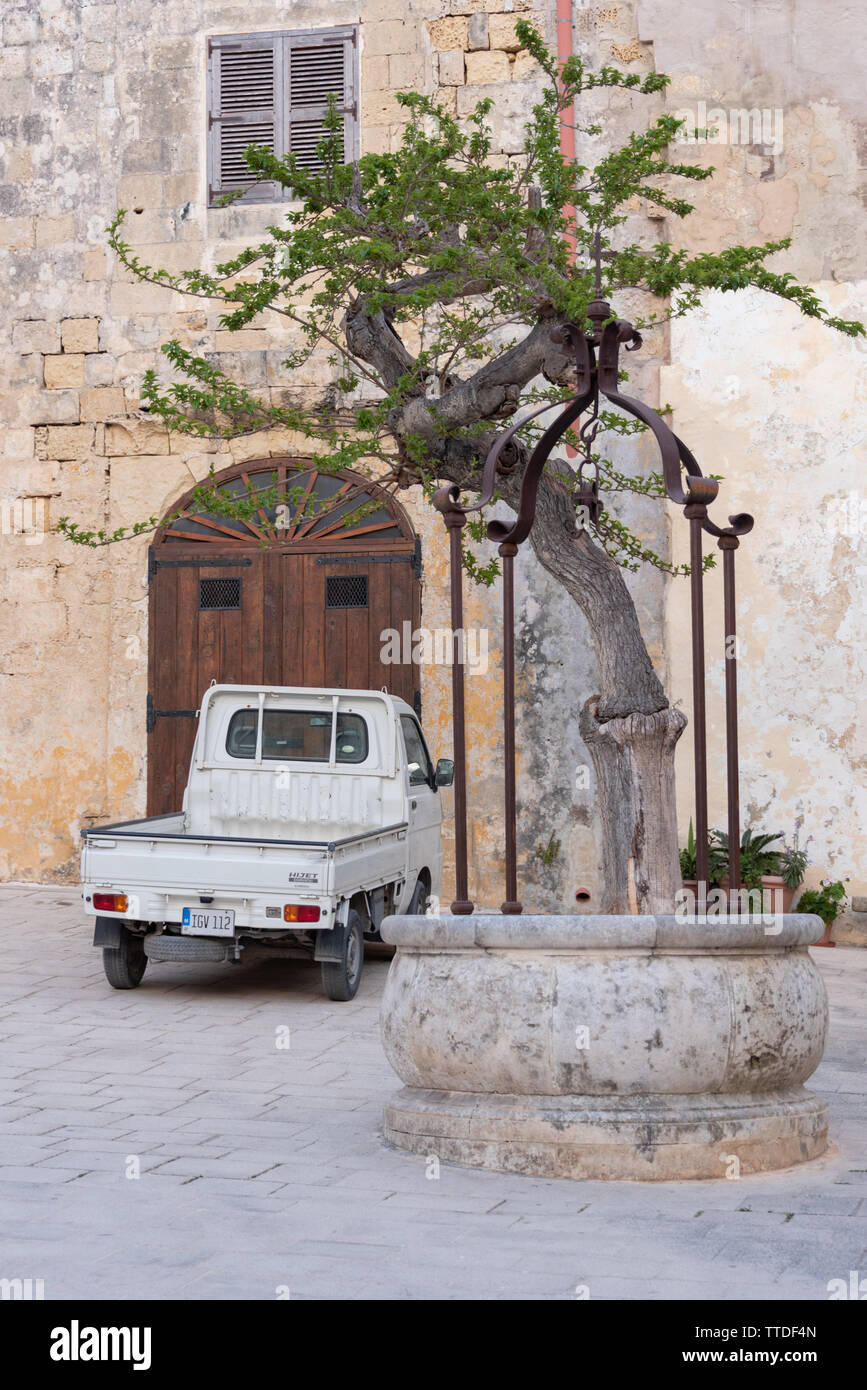 Alte Stadt Mdina in Malta Game of Thrones Filmlocation Stockfoto