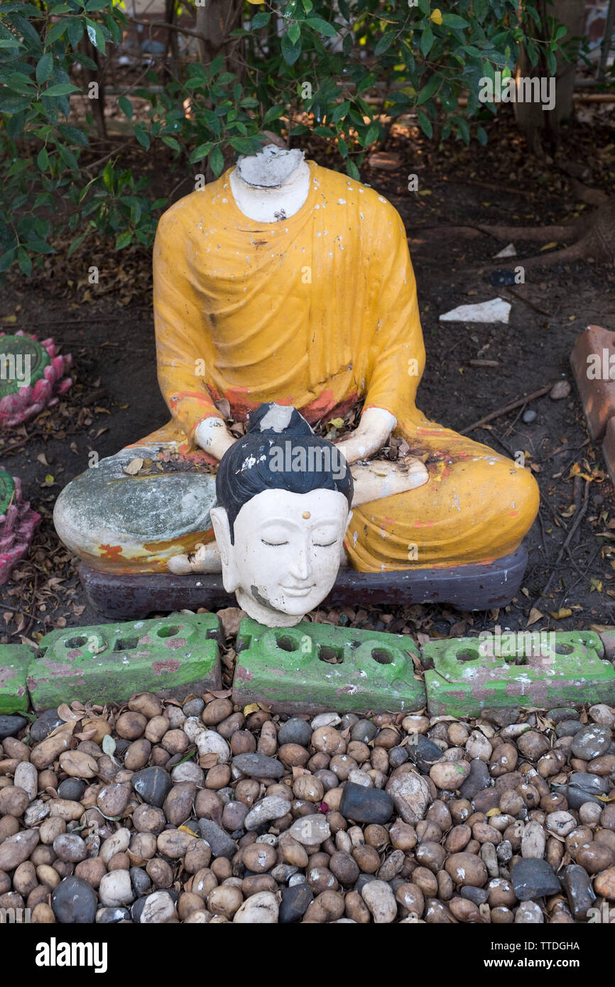 Wat Tha Ka Rong Tempel Ayutthaya Thailand Stockfoto