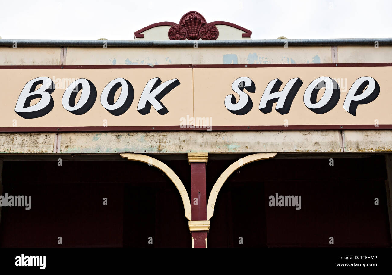 Clunes Booktown Festival in den 1850er Gold mining Stadt Clunes in Victoria, Australien. Stockfoto