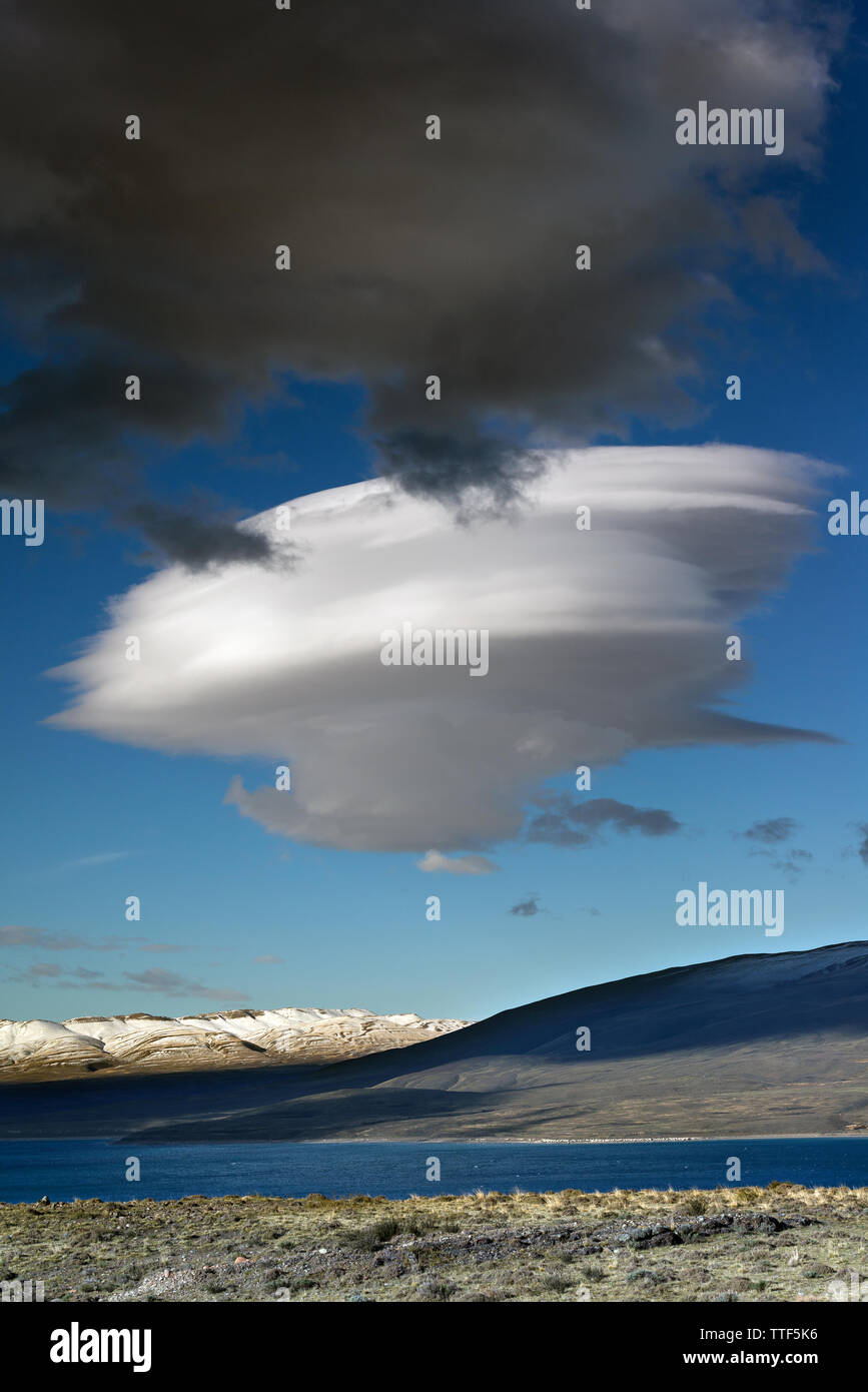 Wolken, Torres del Paine NP, Chile Stockfoto