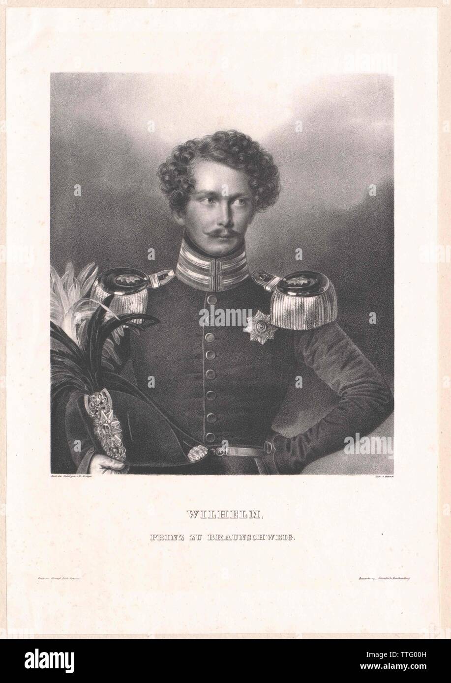 Wilhelm, Herzog von Braunschweig-Lueneburg, Additional-Rights - Clearance-Info - Not-Available Stockfoto