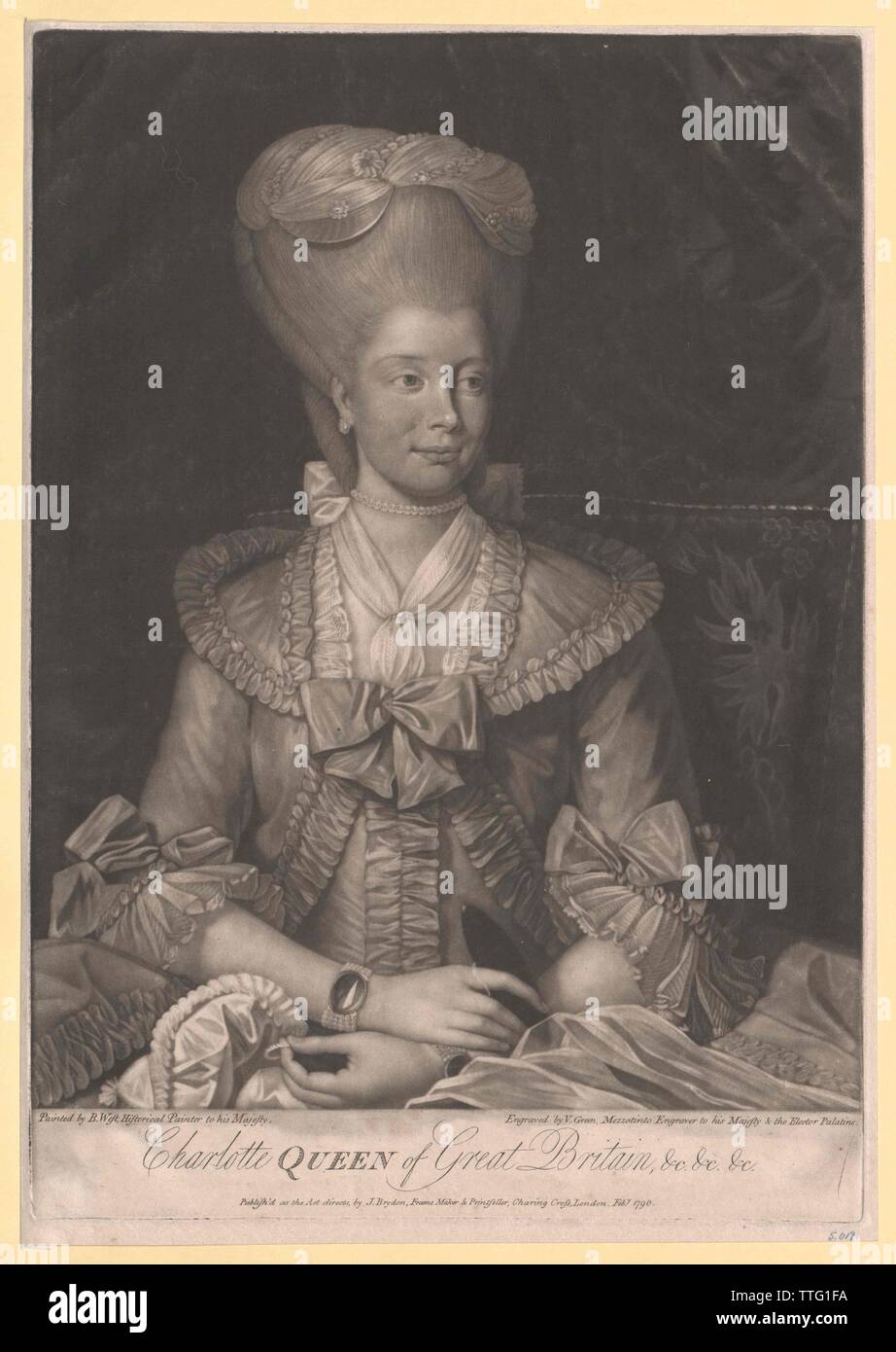 Sophie Charlotte, Prinzessin von Mecklenburg-Strelitz, Additional-Rights - Clearance-Info - Not-Available Stockfoto