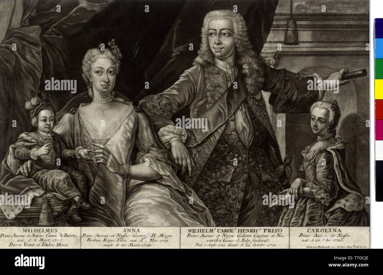 Wilhelm IV., Prinz von Oranien und Nassau - Additional-Rights Clearance-Info - Not-Available Stockfoto