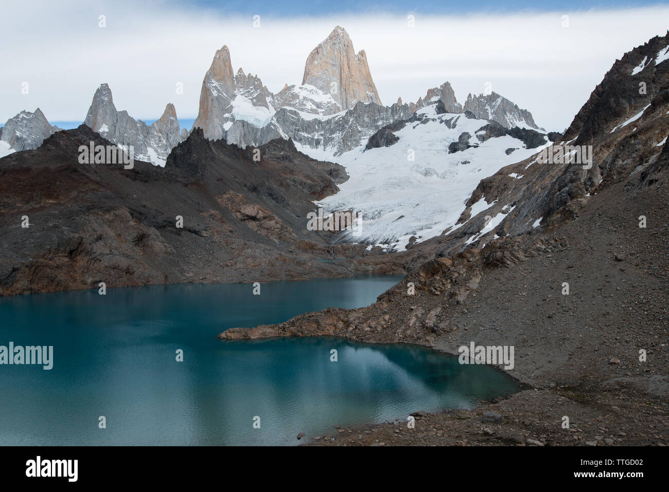 Laguna los Tres - Fitz Roy, Patagonien Stockfoto