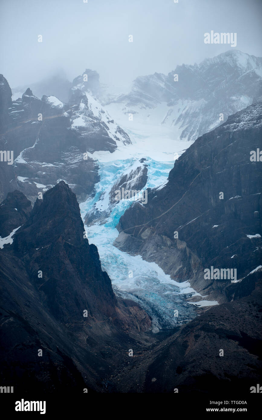 Patagonien Gletscher Stockfoto