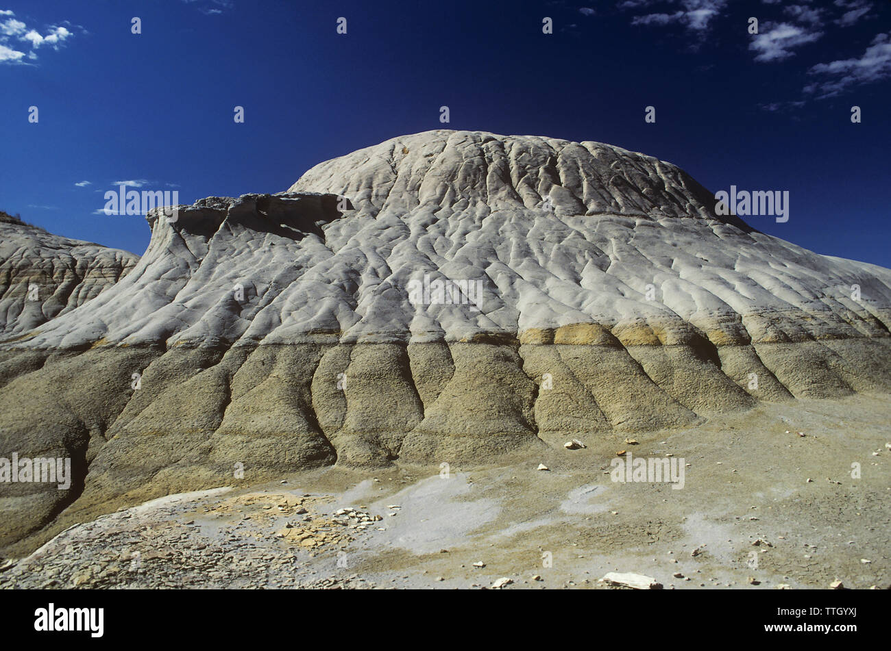 Badlands bei Theodore Roosevelt National Park Stockfoto