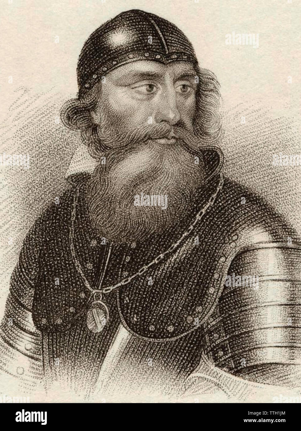 ROBERT THE BRUCE (1274-1329) erster König von Schottland im 18. Jahrhundert Gravur Stockfoto