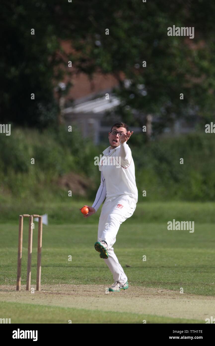 Carmarthen Wanderers Cricket Club v Swansea CC2019 Stockfoto