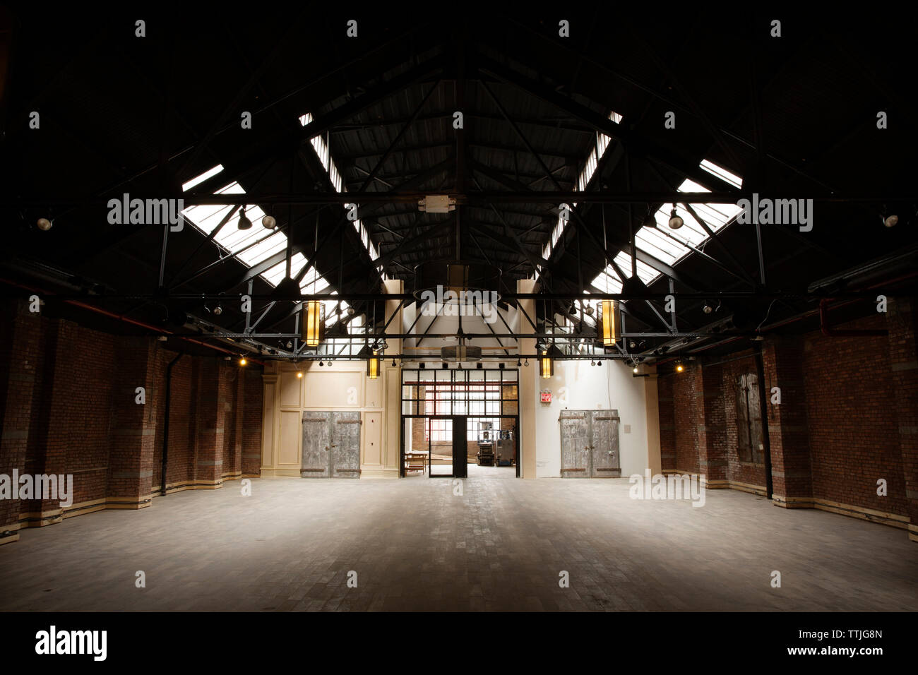 Leere Lager Stockfoto