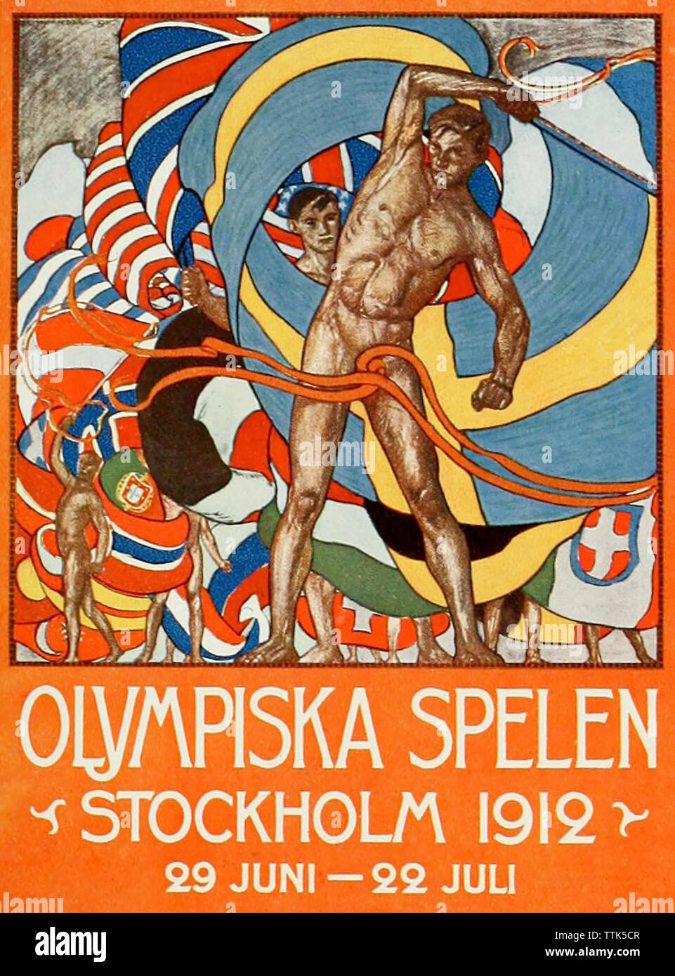 Olympischen Sommerspielen 1912 in Stockholm, Stockfoto