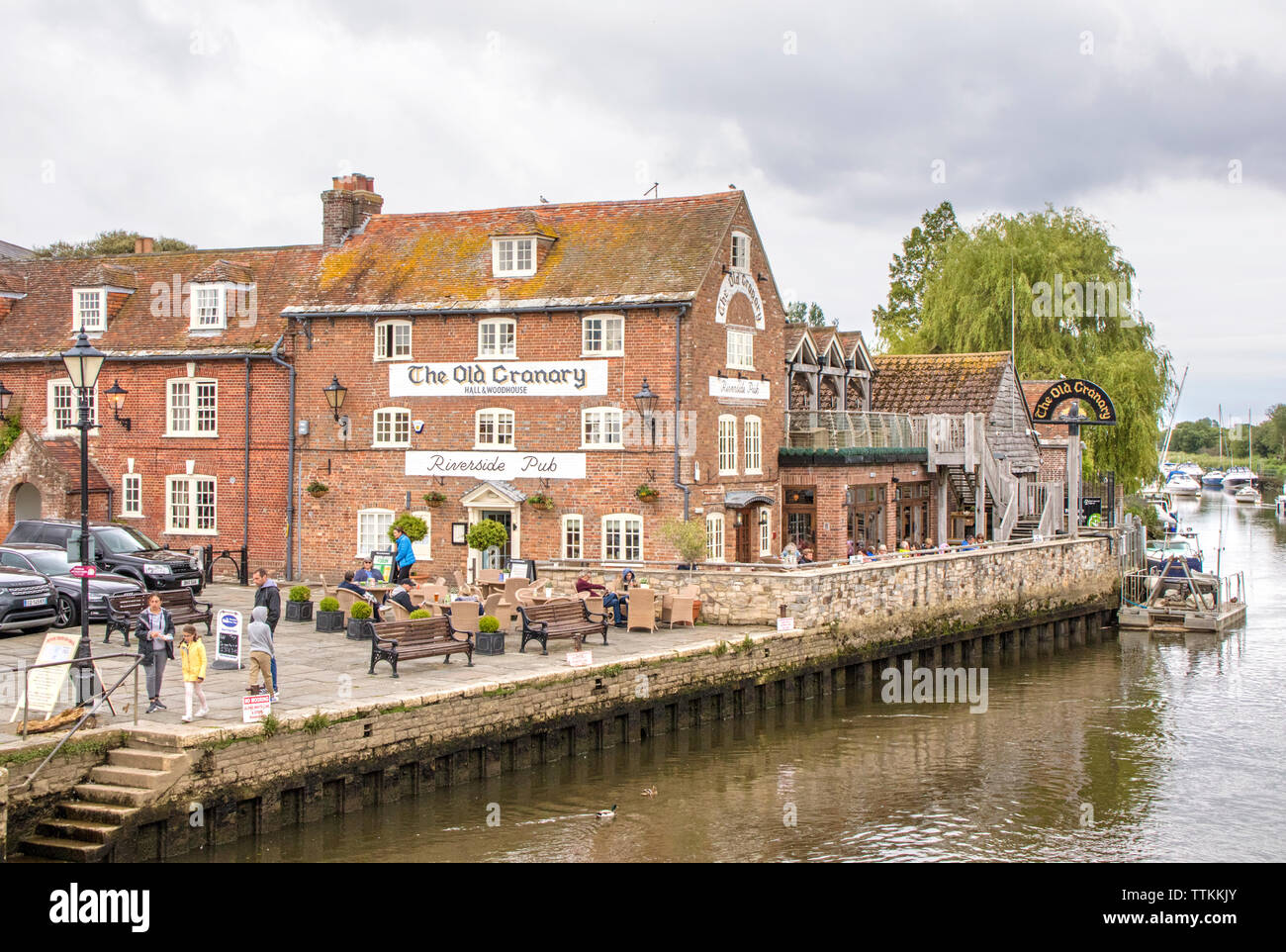 Poole Quay in historischen Wareham, Dorset, England, Großbritannien Stockfoto