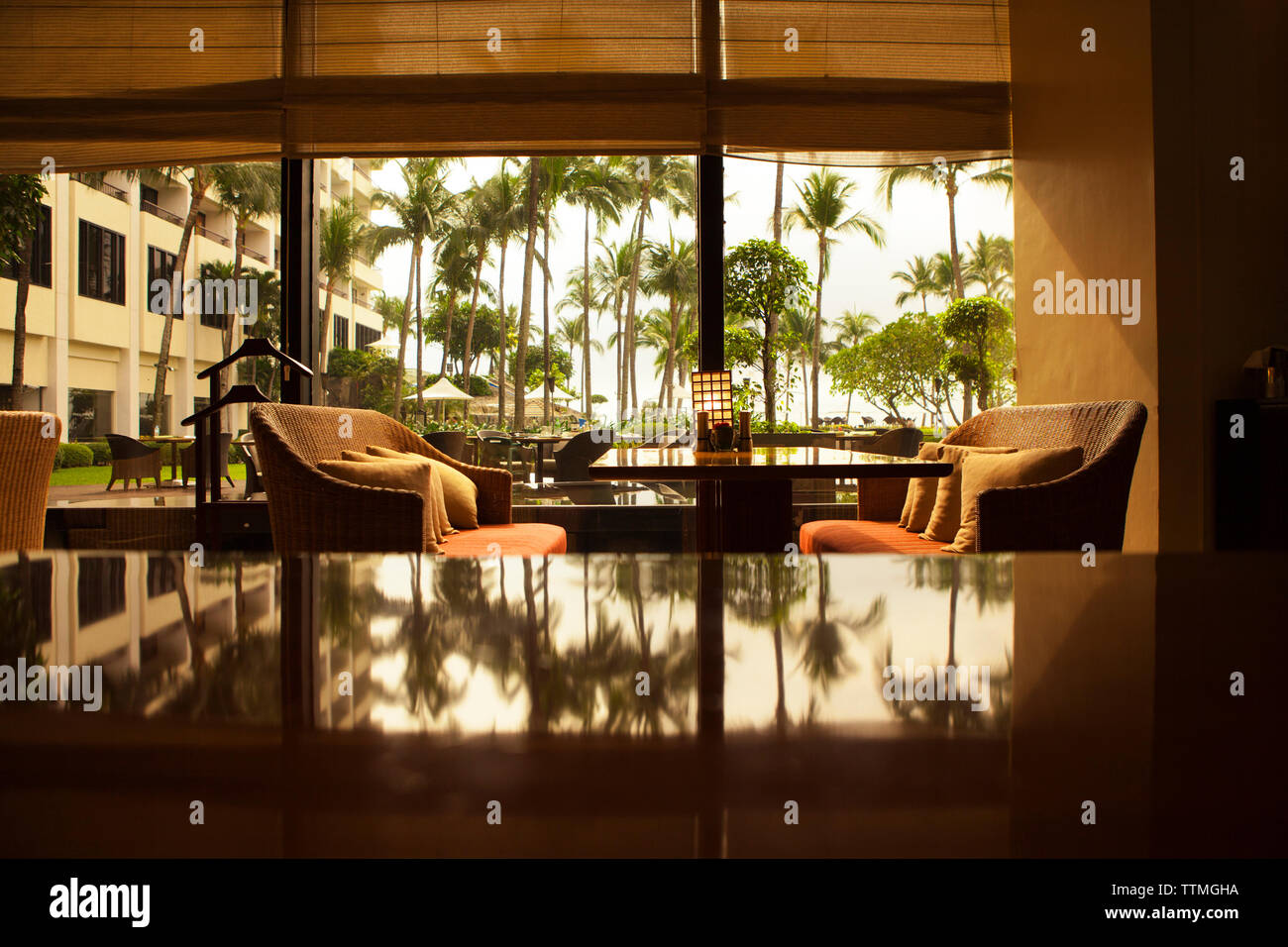 PHILIPPINEN, Manila, Innenausstattung des Softel Metripole Hotels Stockfoto