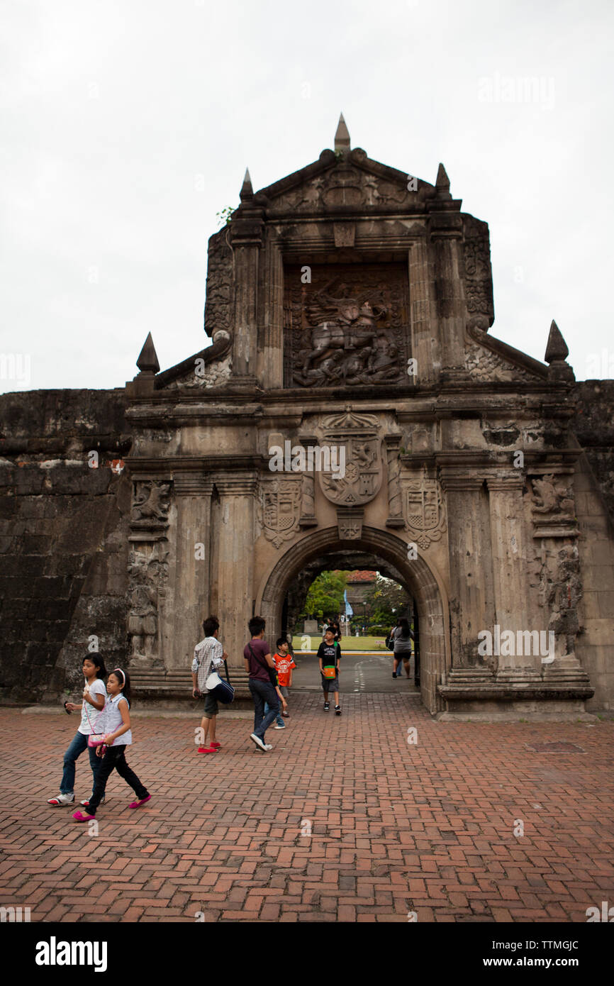 Philippinen, Manila, Fort Santiago Stockfoto