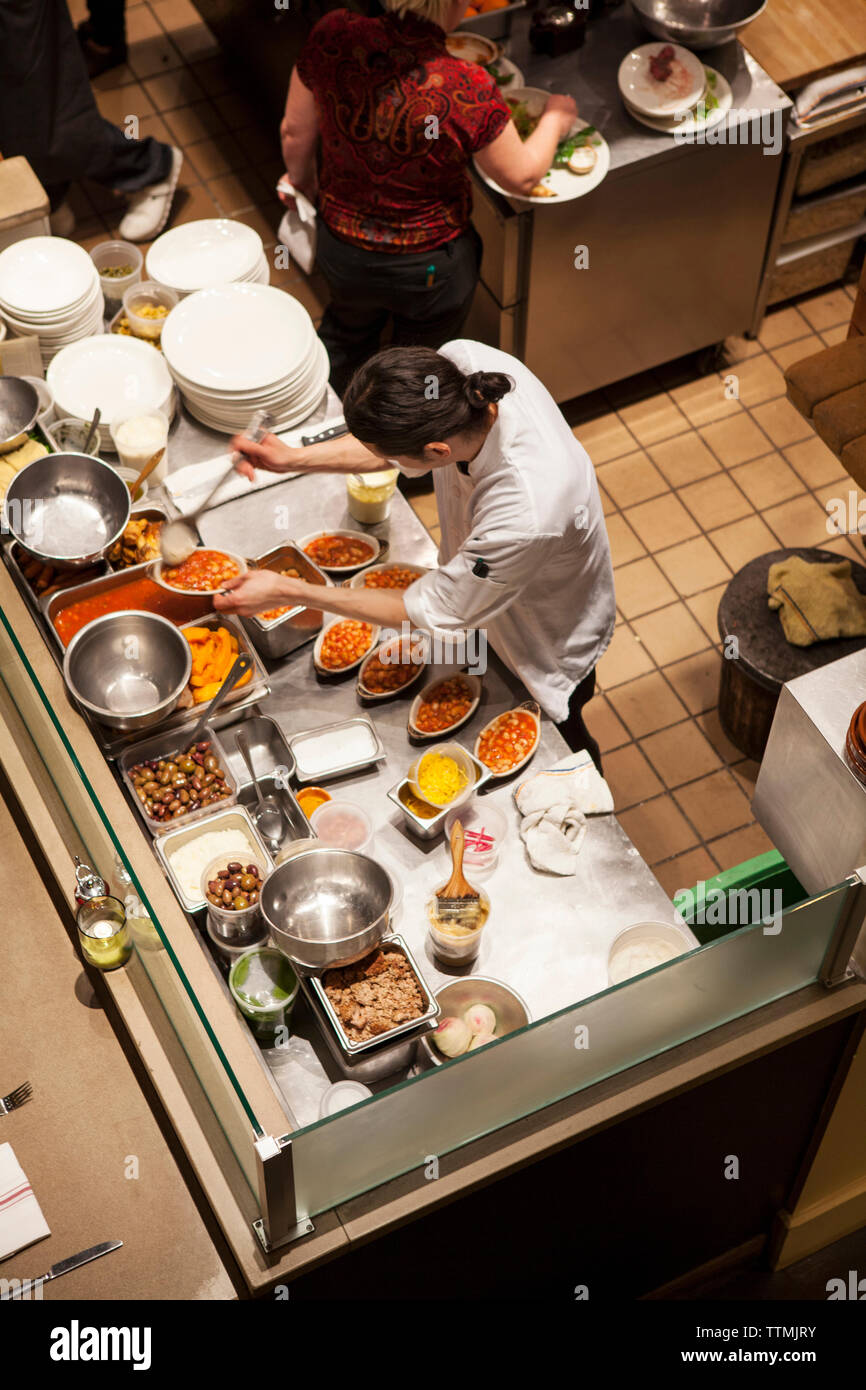 USA, Kalifornien, San Francisco, NOPA Restaurant in NOPA, Divisadero Street Stockfoto