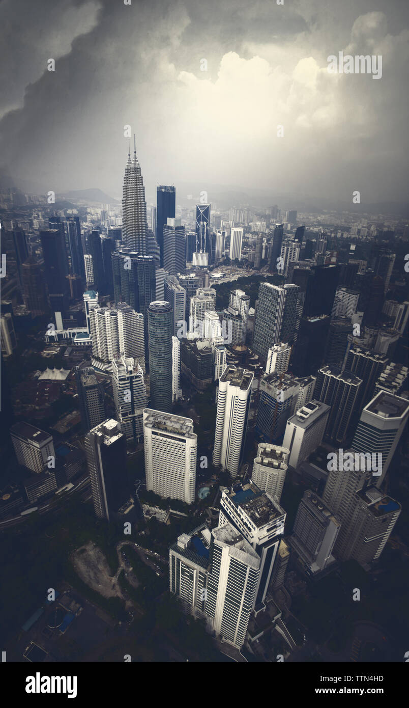 Anzeigen von Kuala Lumpur aus KL Tower Stockfoto