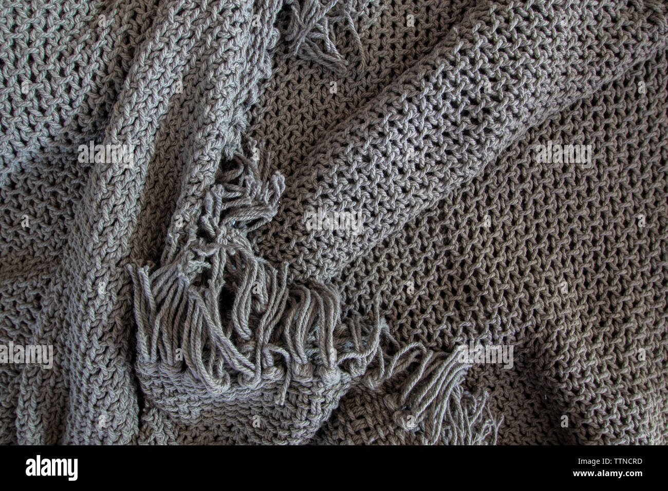 Fabric texture-, Textil- und Tuch material Close-up. Stockfoto