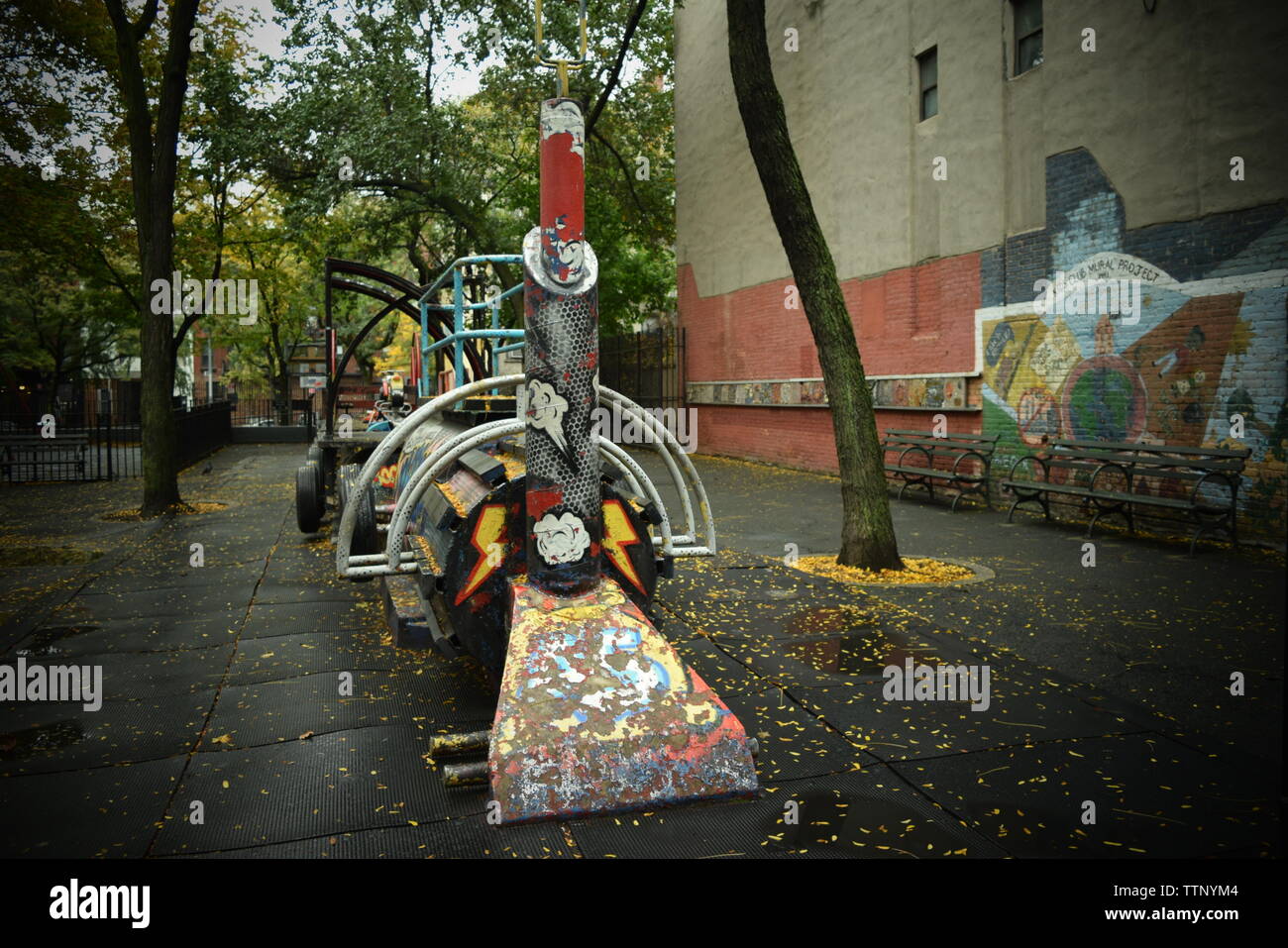 Die Hölle Küche Spielplatz - new york city, Oktober 2016 Stockfoto