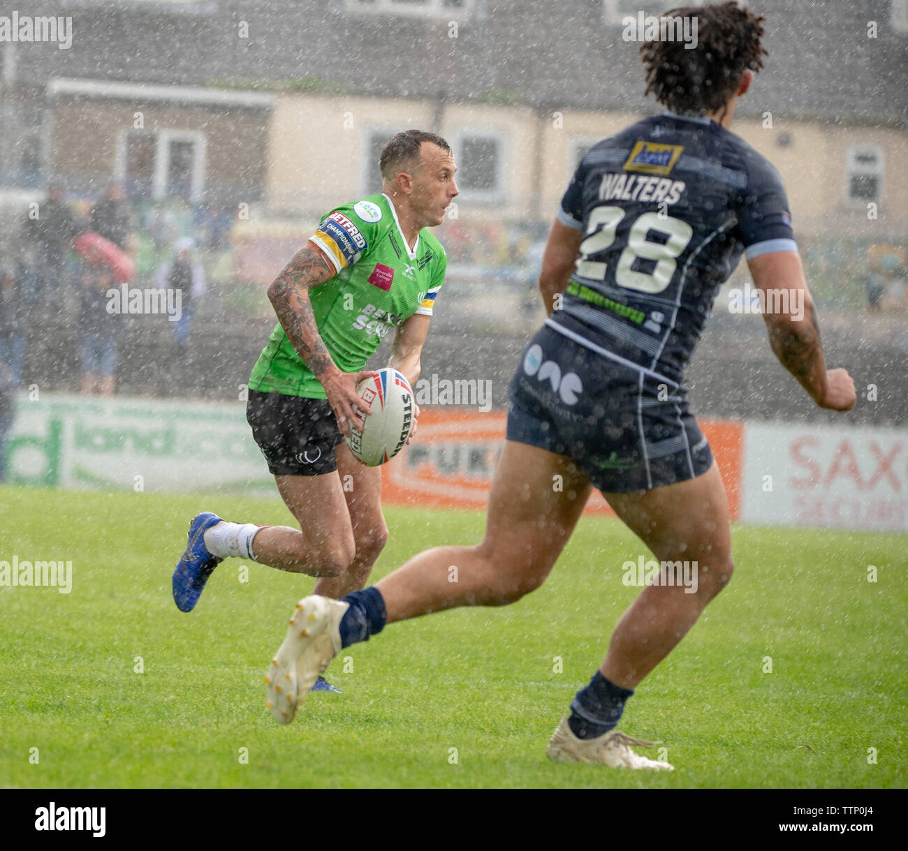 Betfred Meisterschaft Featherstone V Widnes 16.06.2019 Stockfoto