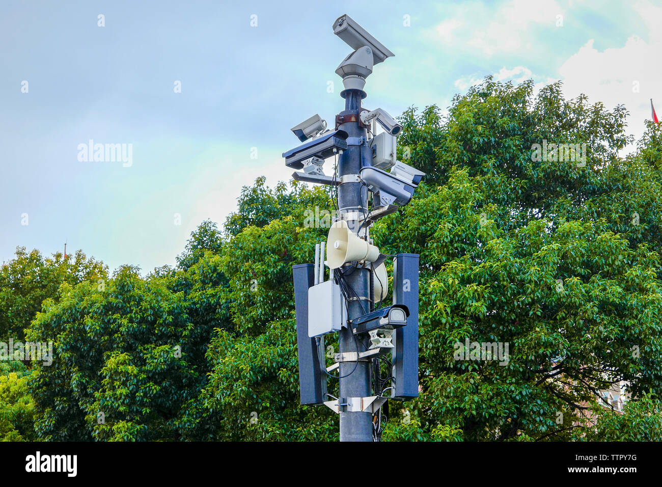 Big Brother ist gerade Stockfoto