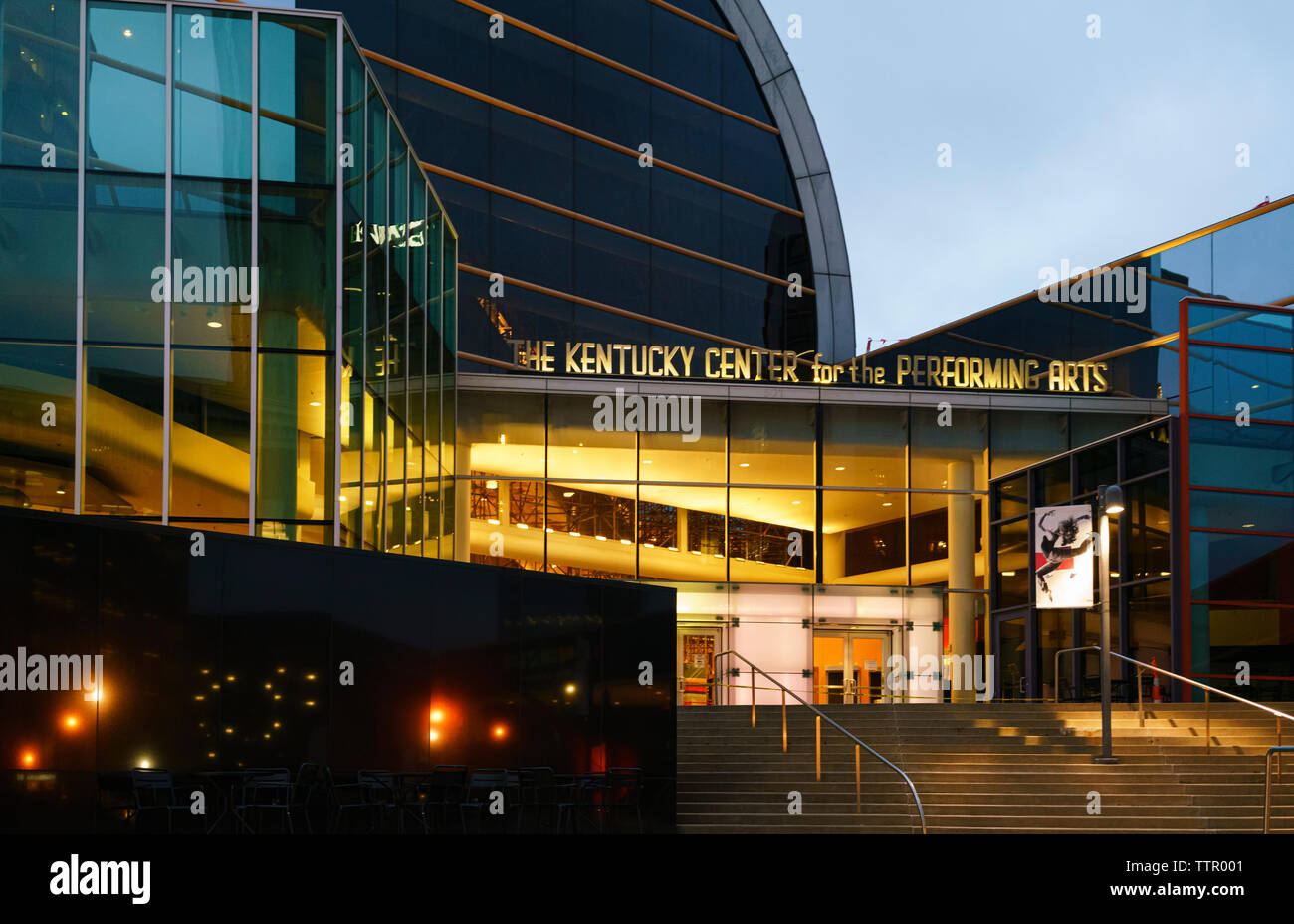 Kentucky Center für Darstellende Künste: Louisville Kentucky Orchester, Ballett, Oper, Stadium einer Familie Theater, PNC Bank Broadway in Louisville Stockfoto